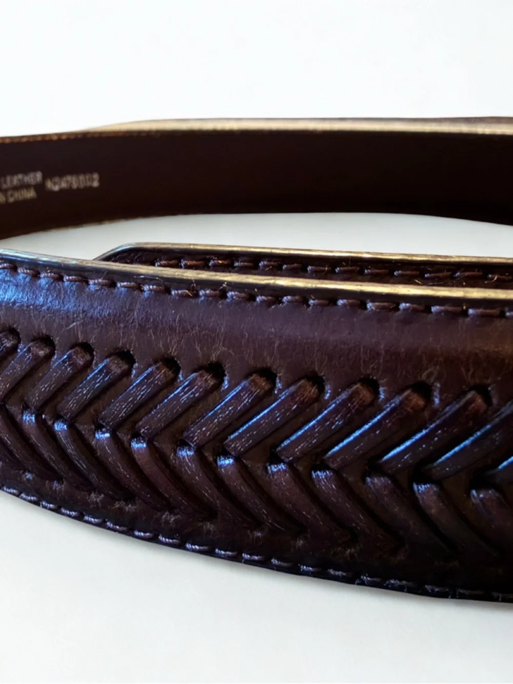 Nocona Genuine Leather Belt Brown with Western Buckle 36